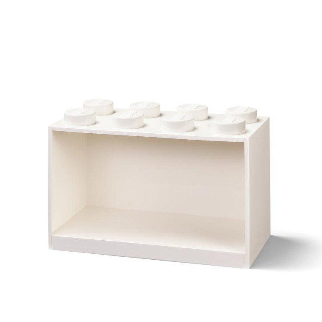 41151735 LEGO Brick Shelf 8 Knobs - White